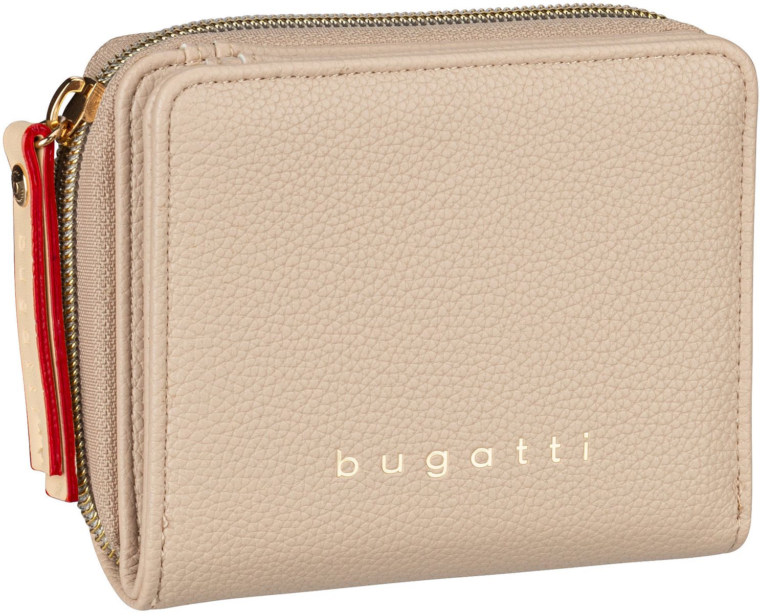 Bugatti Ella Zipped Ladies Purse  in Beige (0.4 Liter), Geldbörse von Bugatti