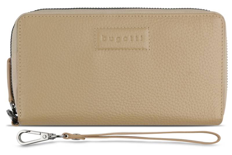 Bugatti - Elsa Doppel-RV-Damenlangbörse / Long ladies wallet double zip sand - Gr. - OS von Bugatti