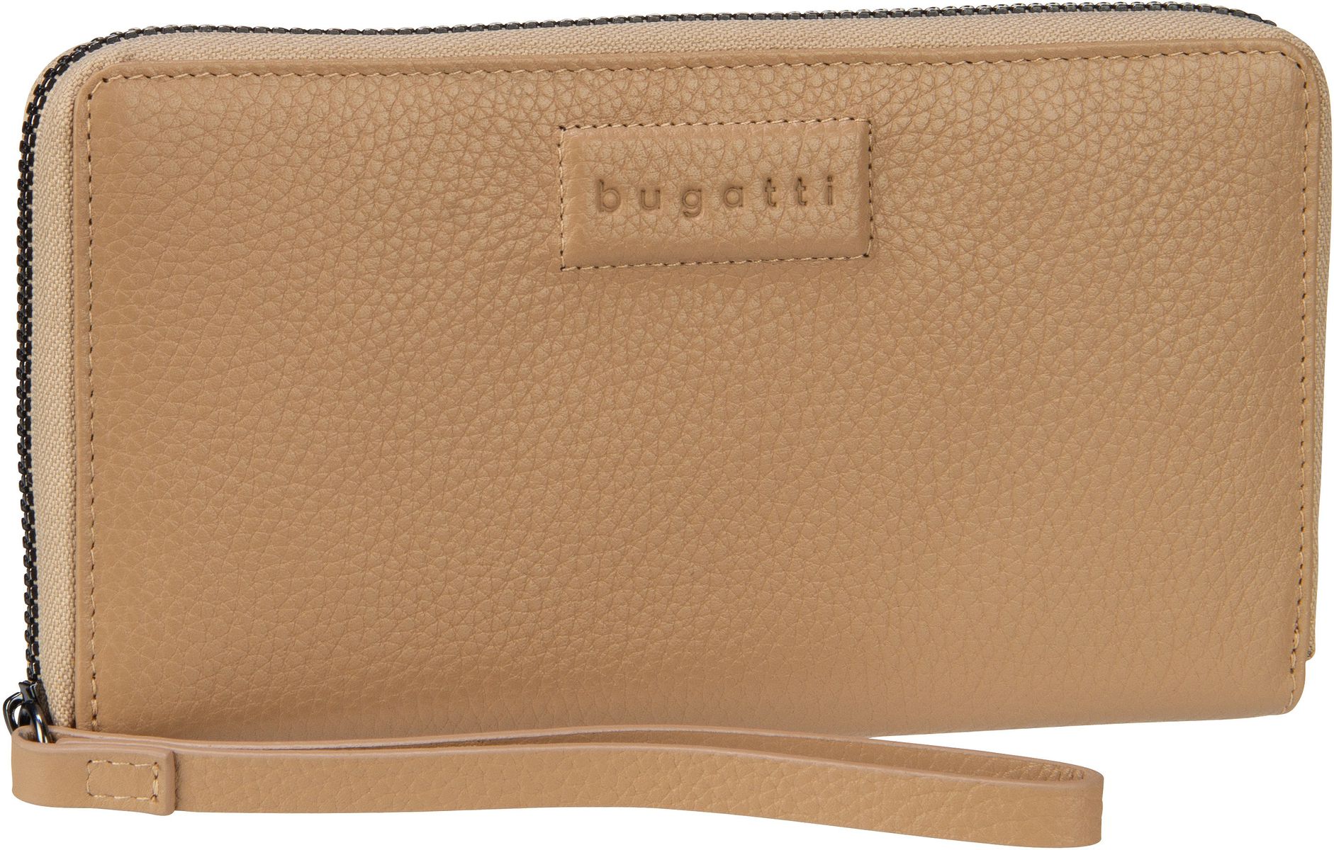 Bugatti Elsa Long Ladies Zip Wallet  in Beige (0.5 Liter), Geldbörse von Bugatti