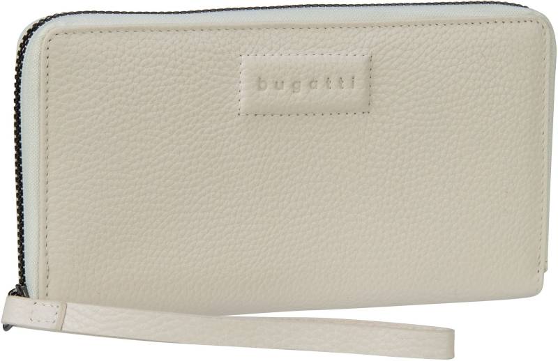 Bugatti Elsa Long Ladies Zip Wallet  in Weiß (0.5 Liter), Geldbörse von Bugatti