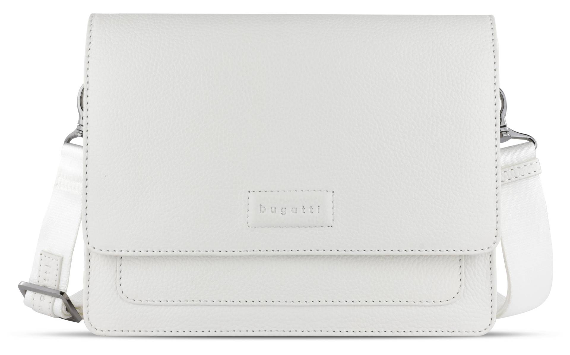 Bugatti - Elsa Schultertasche M / cross-shoulder bag M weiß von Bugatti