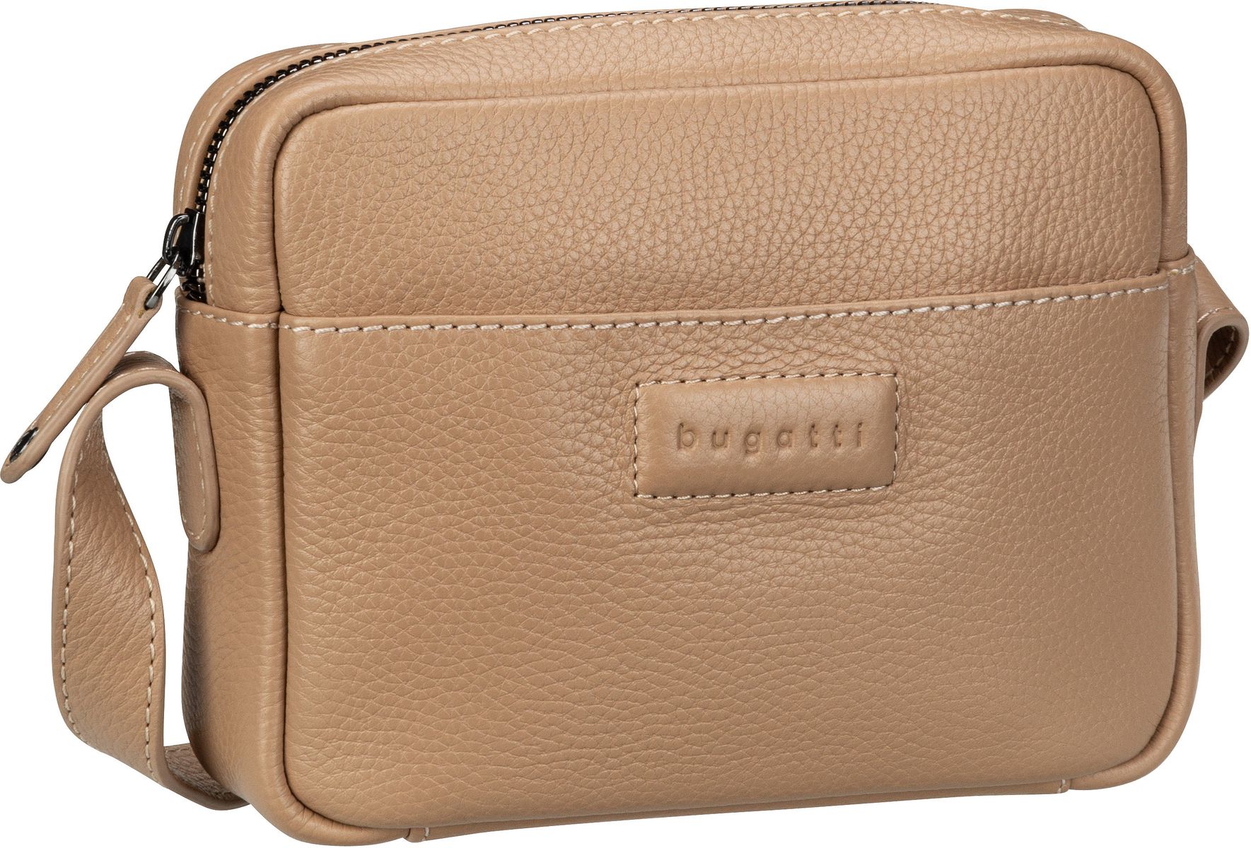 Bugatti Elsa Shoulderbag Small  in Beige (1.5 Liter), Umhängetasche von Bugatti