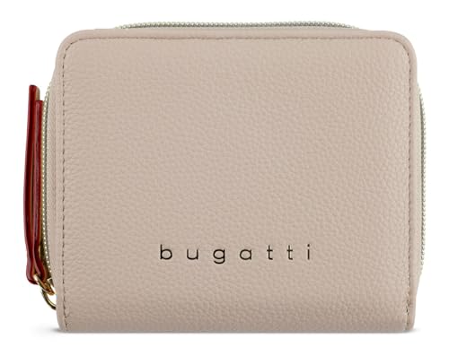 bugatti Ella Ladies Small Zip Around Wallet Beige von bugatti