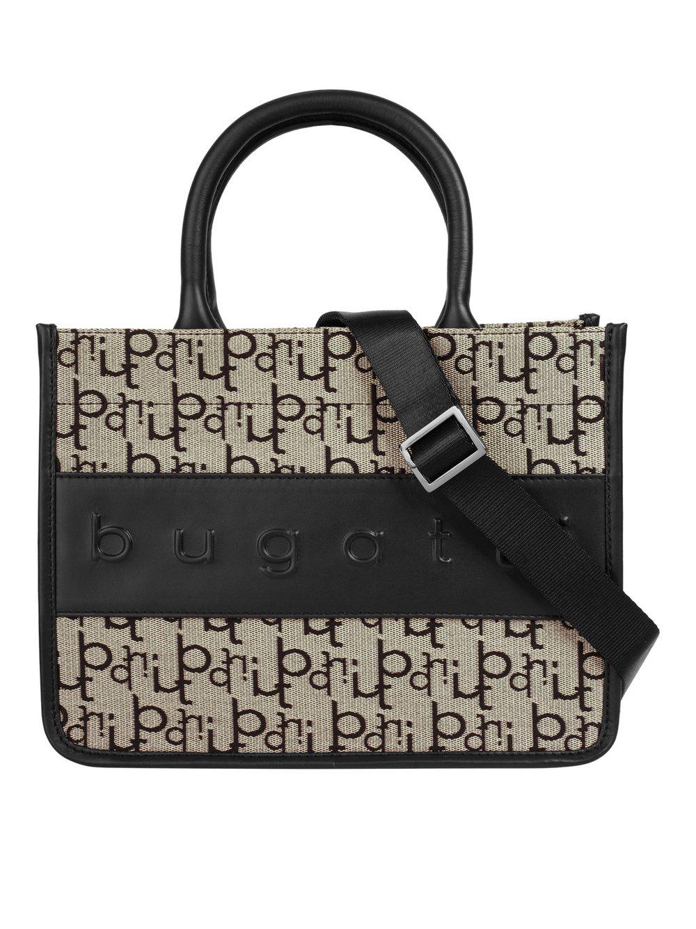 Bugatti Handtasche Damen bedruckt, schwarz von Bugatti