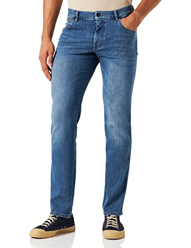 bugatti Herren 3038d-86676 Straight Jeans, Blau, 35W / 30L EU von bugatti