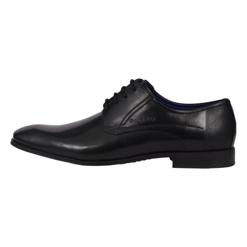 bugatti Herren Businessschuhe, Männer Business Schnürer,Anzugschuhe,Derby schnürung,Office,büro,Freizeit,Schnuerschuhe,schwarz (1000),44 EU / 9 UK von bugatti