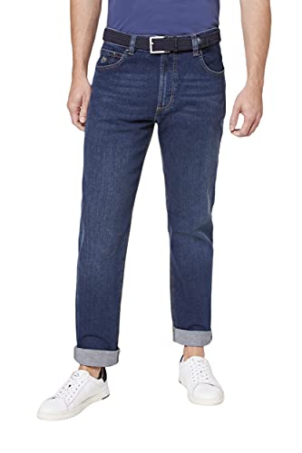 bugatti Herren 3280D-16640 Loose Fit Jeans, Blau (Stone Washed 343), 32W / 34L von bugatti