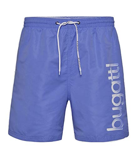 Bugatti - Herren Badeshort in Marineblau, türkis oder schwarz, Blau (Amparo Blue), L von bugatti