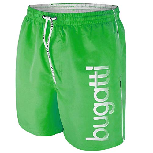 Bugatti - Herren Badeshort in Marineblau, türkis oder schwarz, Green (Modell: 2020), L von bugatti