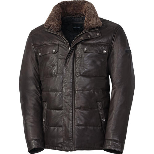 Bugatti Herren Leder-Steppjacke von Bugatti