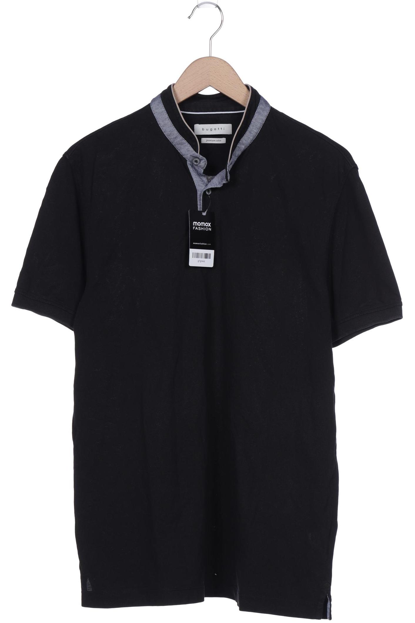 Bugatti Herren Poloshirt, schwarz von Bugatti