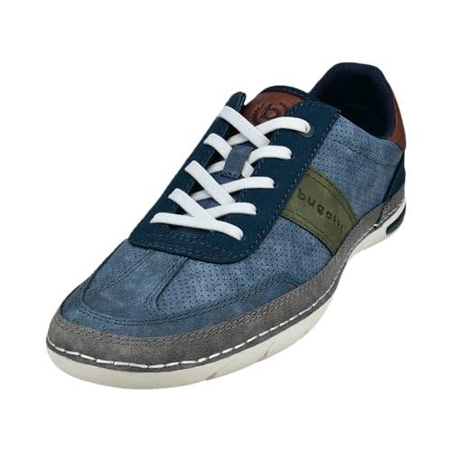 Bugatti Herren Schnürstiefel, Männer Stiefel Kaltfutter,Chukka Boots,schnürung,Boots,Winterstiefel,Winterschuhe,Multicolour (8100),44 EU/EU UK von Bugatti