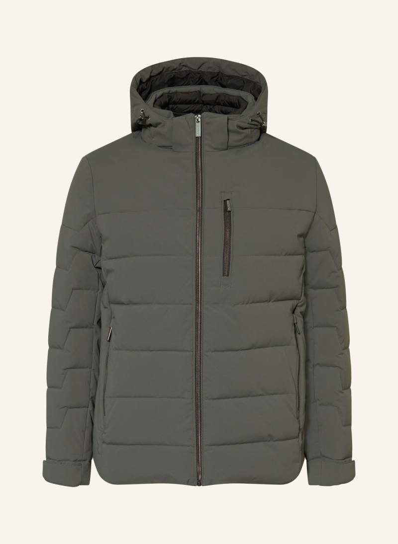 Bugatti Jacke Mit Herausnehmbarer Blende Und Abnehmbarer Kapuze grau von Bugatti