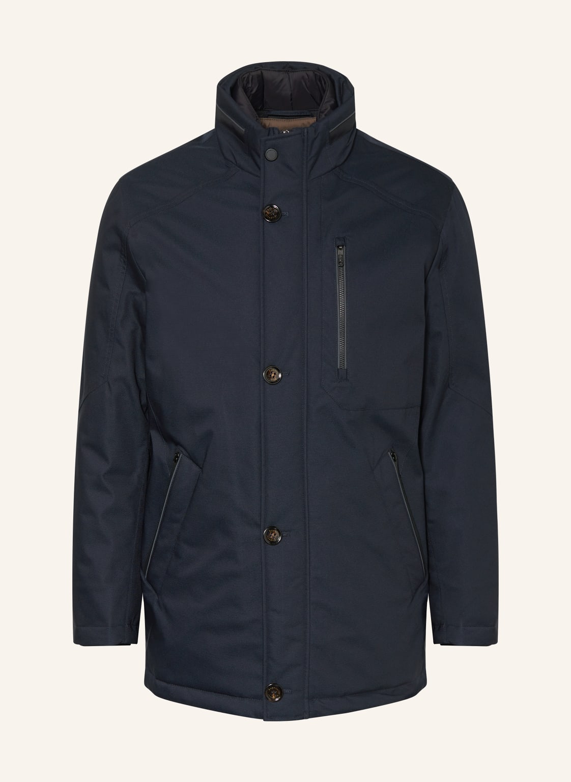 Bugatti Jacke Mit Herausnehmbarer Blende blau von Bugatti