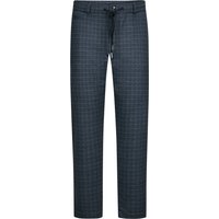 Bugatti Karierte Stoffhose Flexcity mit Lyocell, Slim Fit von Bugatti