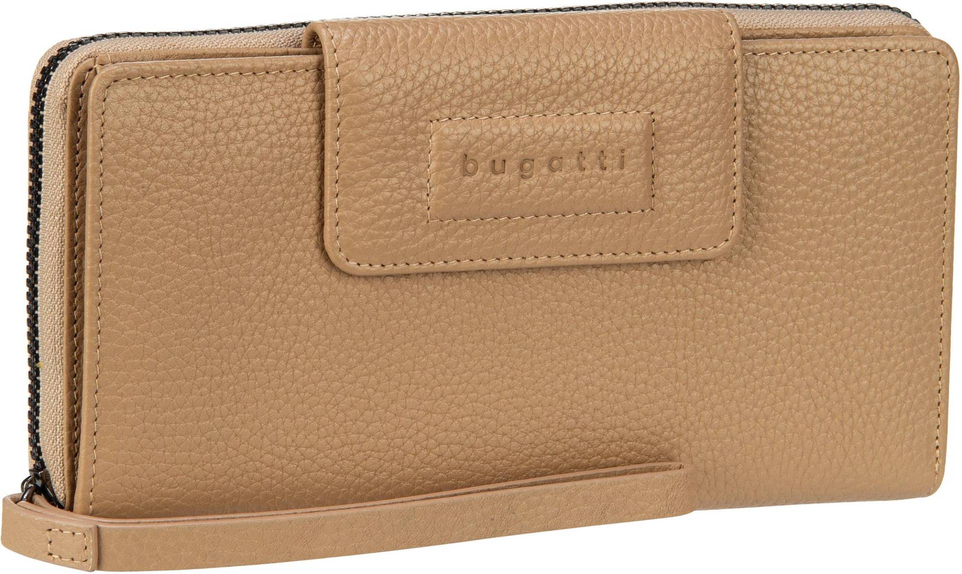 Bugatti Elsa Ladies Zip Wallet Large  in Beige (0.7 Liter), Geldbörse von Bugatti