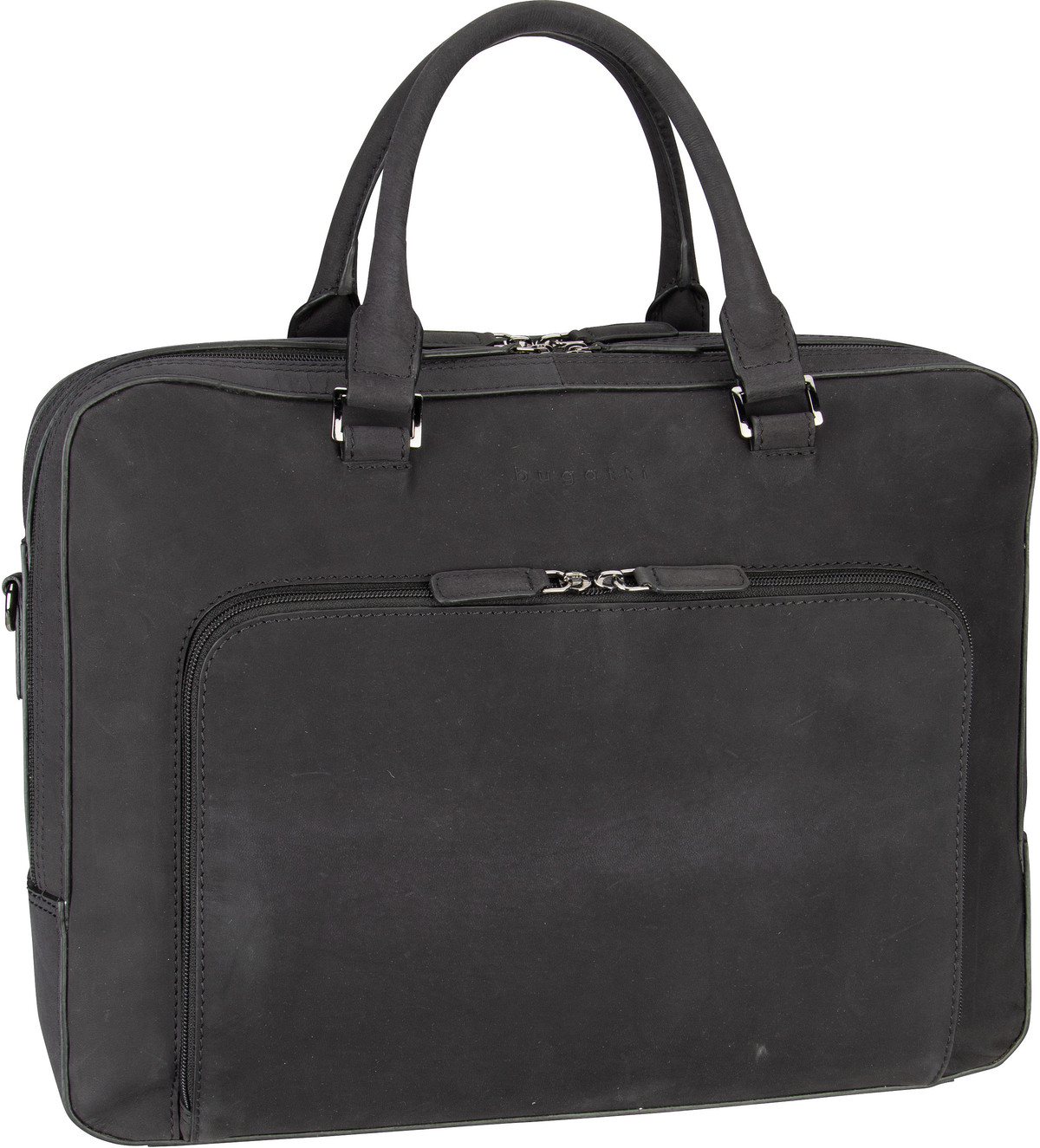 Bugatti Luca Briefcase  in Schwarz (12.9 Liter), Aktentasche von Bugatti