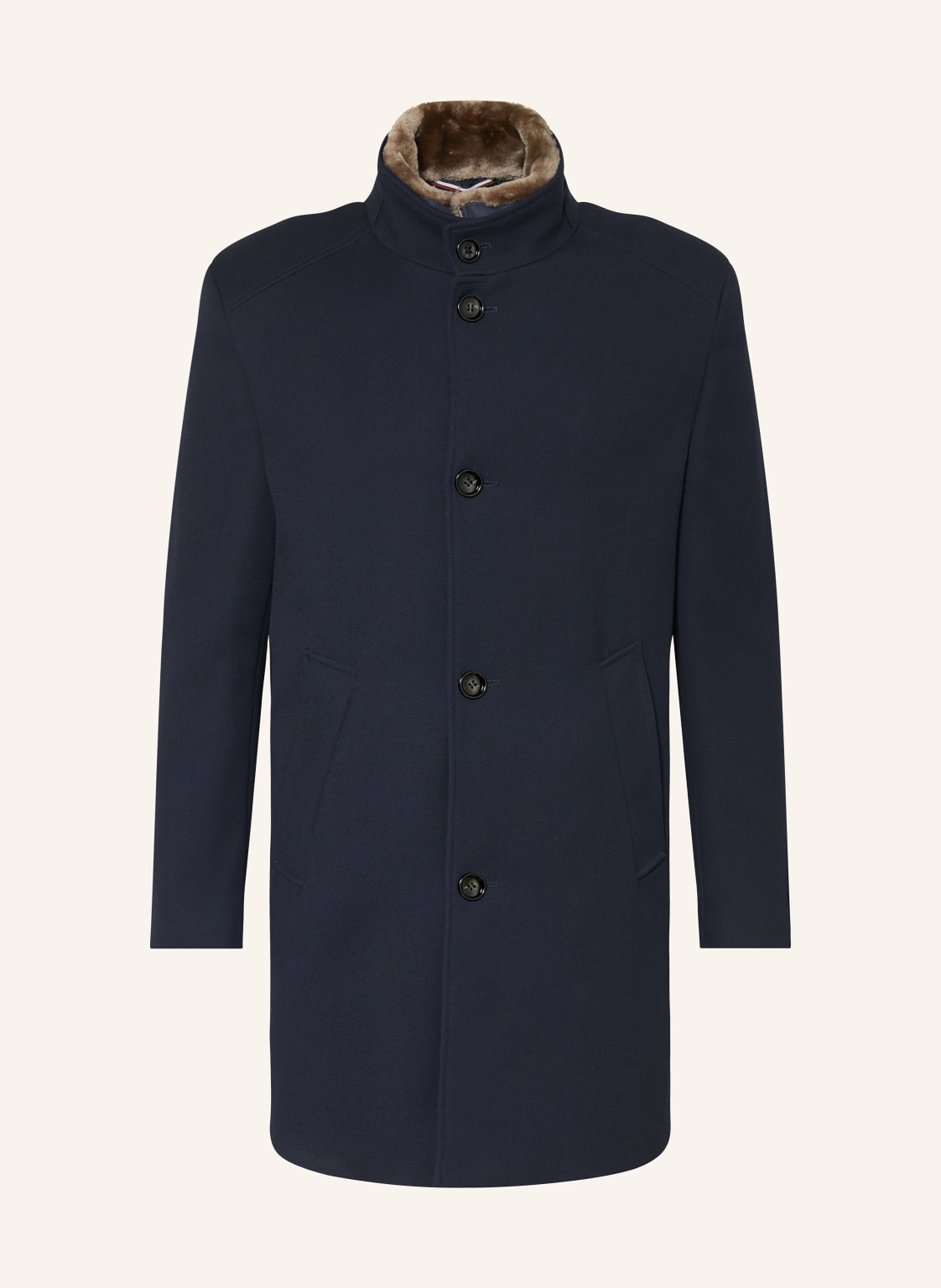 Bugatti Mantel Mit Herausnehmbarer Blende blau von Bugatti