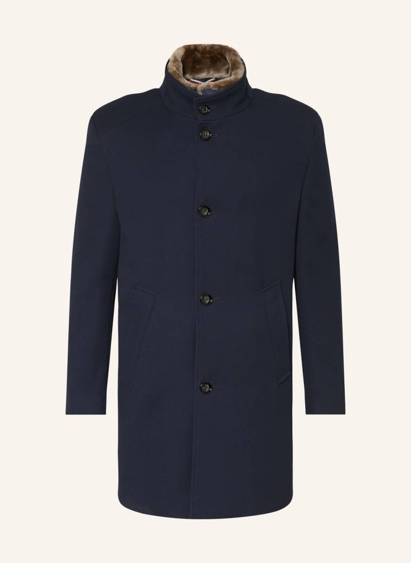 Bugatti Mantel Mit Herausnehmbarer Blende blau von Bugatti