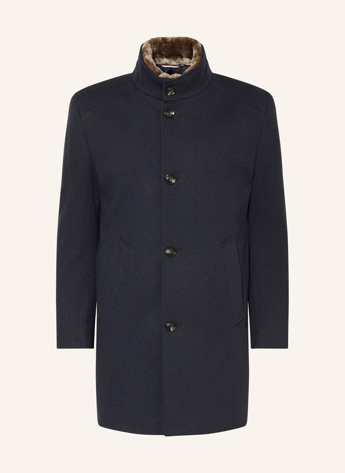 Bugatti Mantel Mit Herausnehmbarer Blende blau von Bugatti