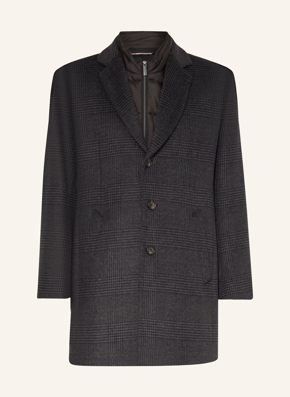 Bugatti Mantel Mit Herausnehmbarer Blende grau von Bugatti