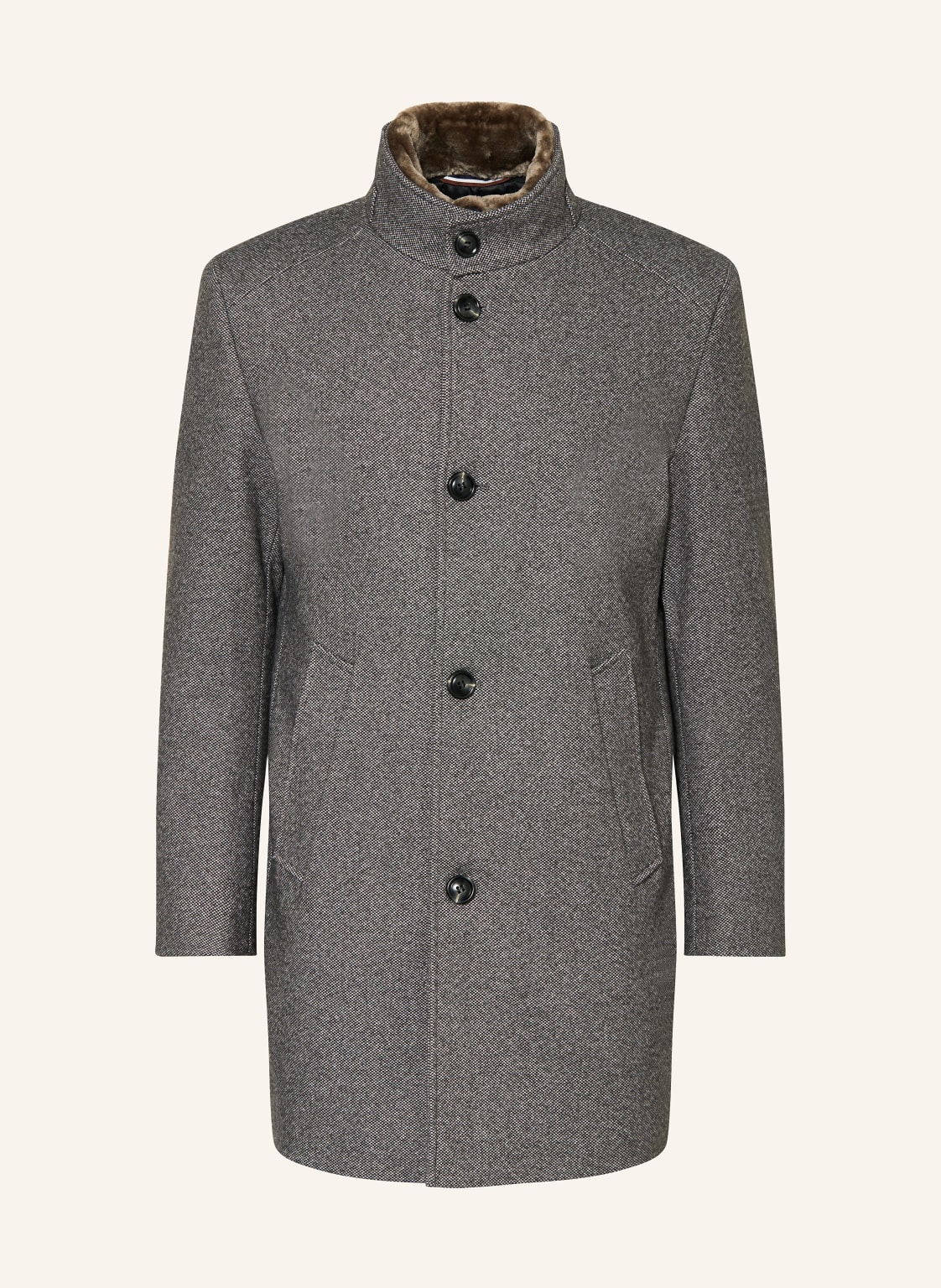 Bugatti Mantel Mit Herausnehmbarer Blende grau von Bugatti