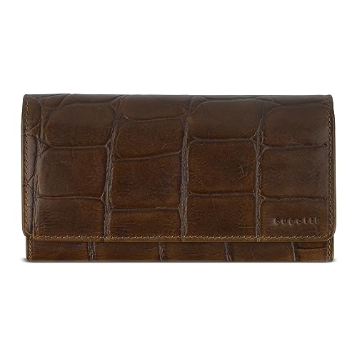 bugatti Ladies Long Zip Wallet Cognac von bugatti