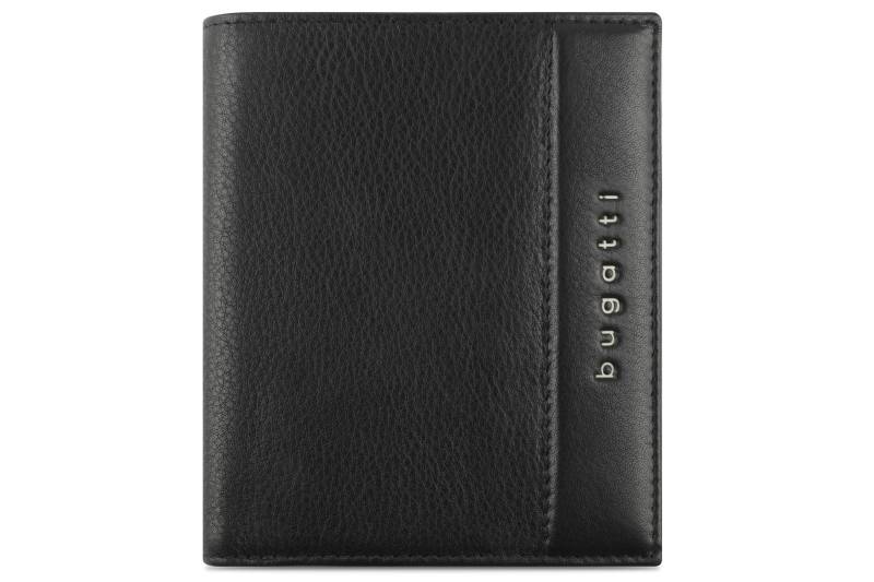Bugatti - Nome Hochformatbörse mit Klappe + RV/wallet vertical, with flap + zip schwarz - Gr. - OS von Bugatti