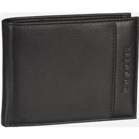 Bugatti  - Nome Horizontal with Flap III Schwarz - Portemonnaie  , 0.3 l von Bugatti