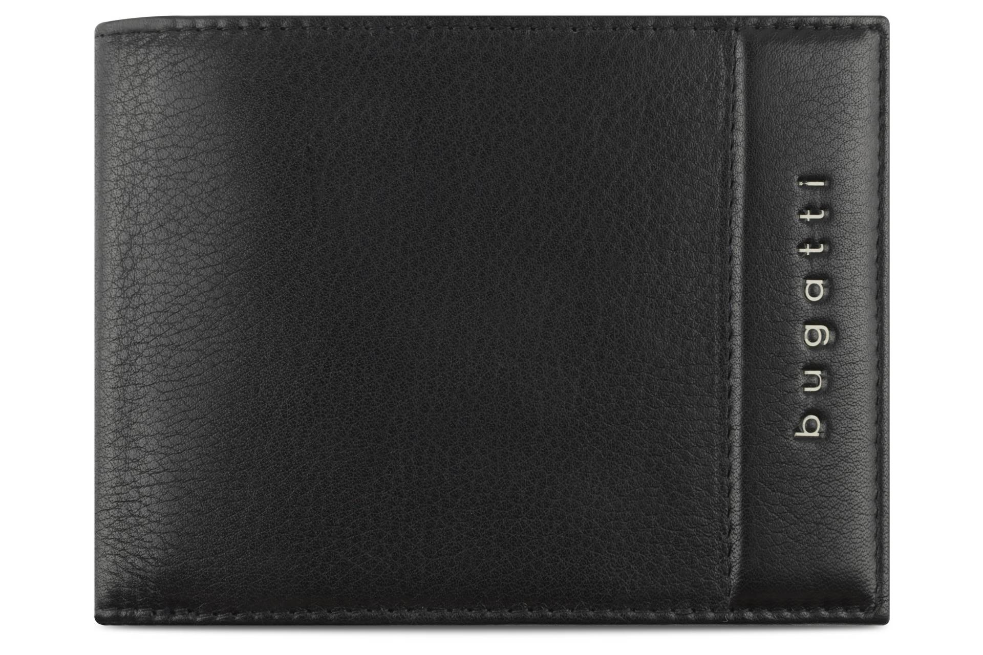 Bugatti - Nome Scheintasche mit Klappe+ RV/wallet horizontal, with flap + zip schwarz - Gr. - OS von Bugatti