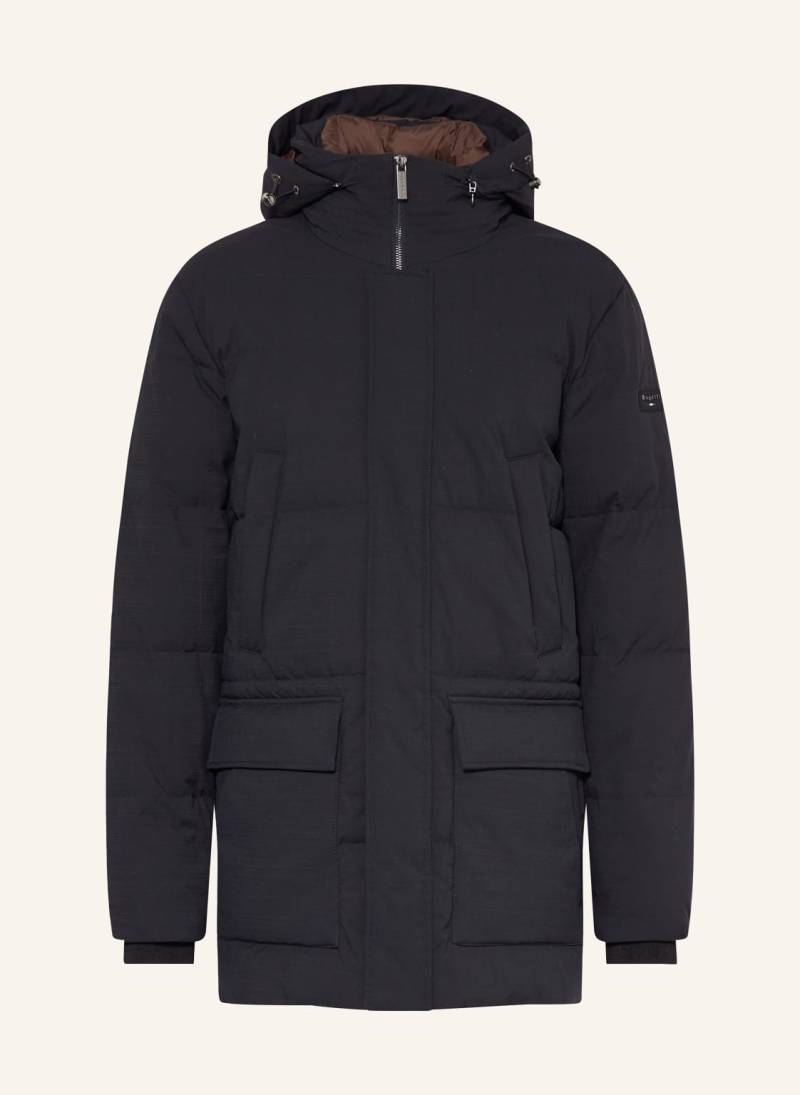 Bugatti Parka Mit Abnehmbarer Kapuze blau von Bugatti