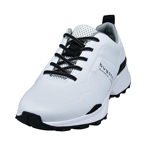 Bugatti Perforierte Sneaker für Herren Komfortable und Atmungsaktive Schuhe mit perforierter Zunge und Innenfutter, Hohe Luftzirkulation und Maximale Bequemlichkeit, White, 40 EU Bugatti Perforierte Sneaker für Herren Komfortable und Atmungsaktive Schuhe mit perforierter Zunge und Innenfutter, Hohe Luftzirkulation und Maximale Bequemlichkeit, White, 40 EU von bugatti