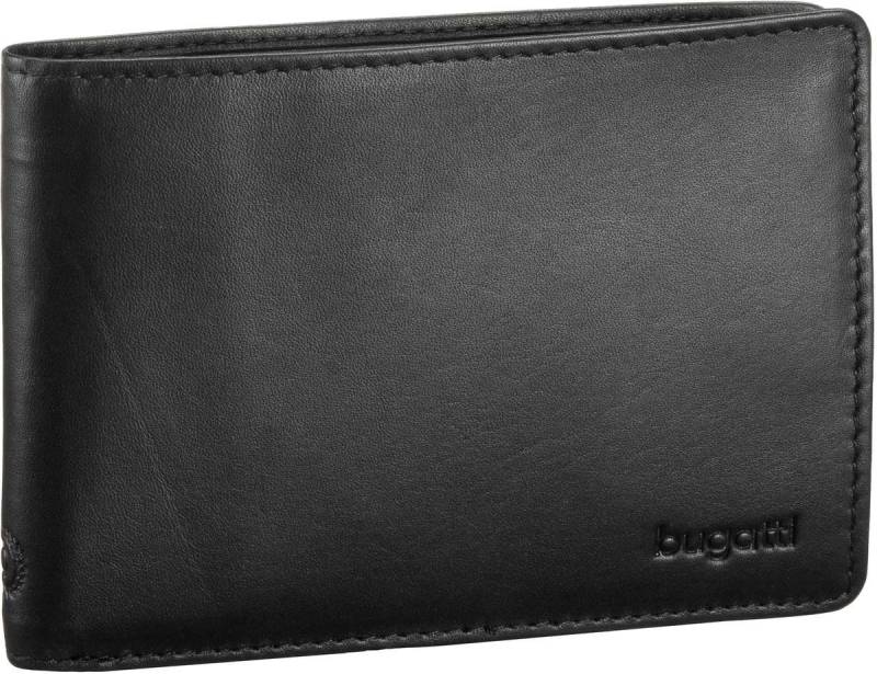 Bugatti Primo Coin Wallet 8 Kartenfächer  in Schwarz (0.2 Liter), Geldbörse von Bugatti