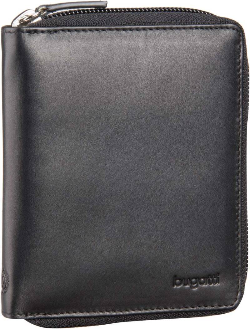 Bugatti Primo Zip Wallet 8 Kartenfächer  in Schwarz (0.3 Liter), Geldbörse von Bugatti