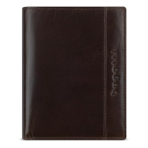bugatti Romano Wallet with Flap Brown von bugatti