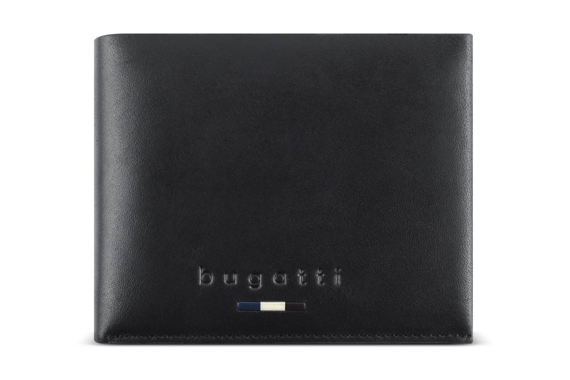 Bugatti - Romeo Geldbörse mit Überschlag / wallet with flap schwarz - Gr. - OS von Bugatti