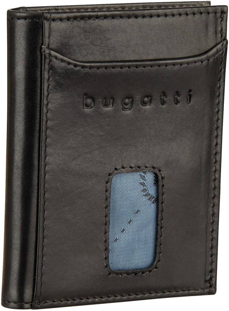 Bugatti Secure Slim Mini Wallet 1490R  in Schwarz (0.1 Liter), Kartenetui von Bugatti
