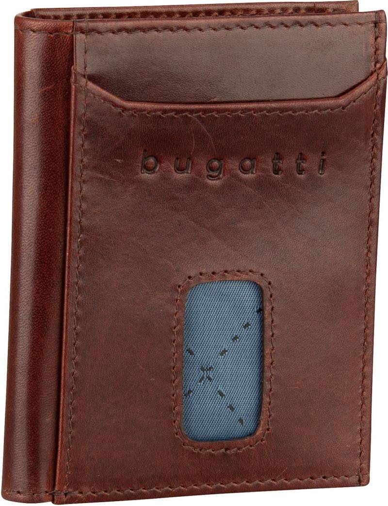 Bugatti Secure Slim Mini Wallet Special 1480R  in Braun (0.2 Liter), Geldbörse von Bugatti