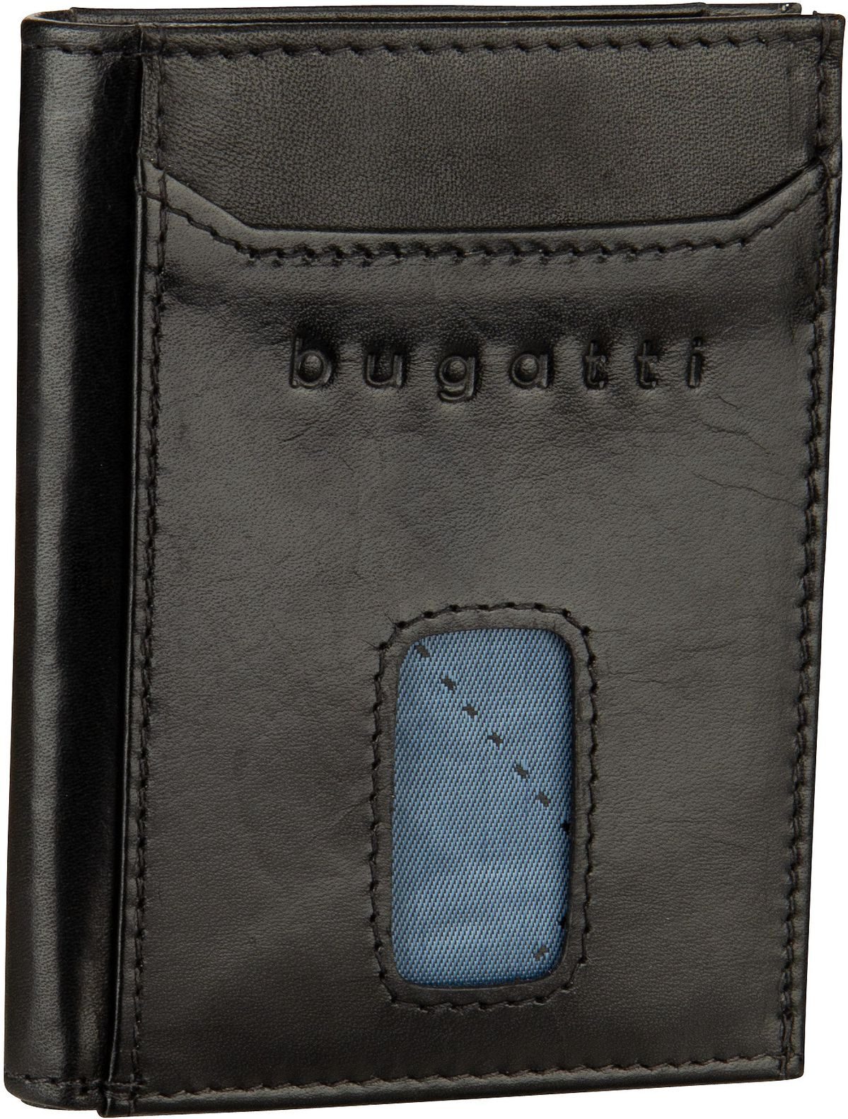 Bugatti Secure Slim Mini Wallet Special 1480R  in Schwarz (0.2 Liter), Geldbörse von Bugatti