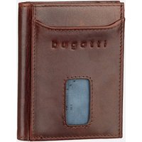 Bugatti  - Secure Slim Mini Zip Special 1485R Braun - Portemonnaie  , 0.1 l von Bugatti