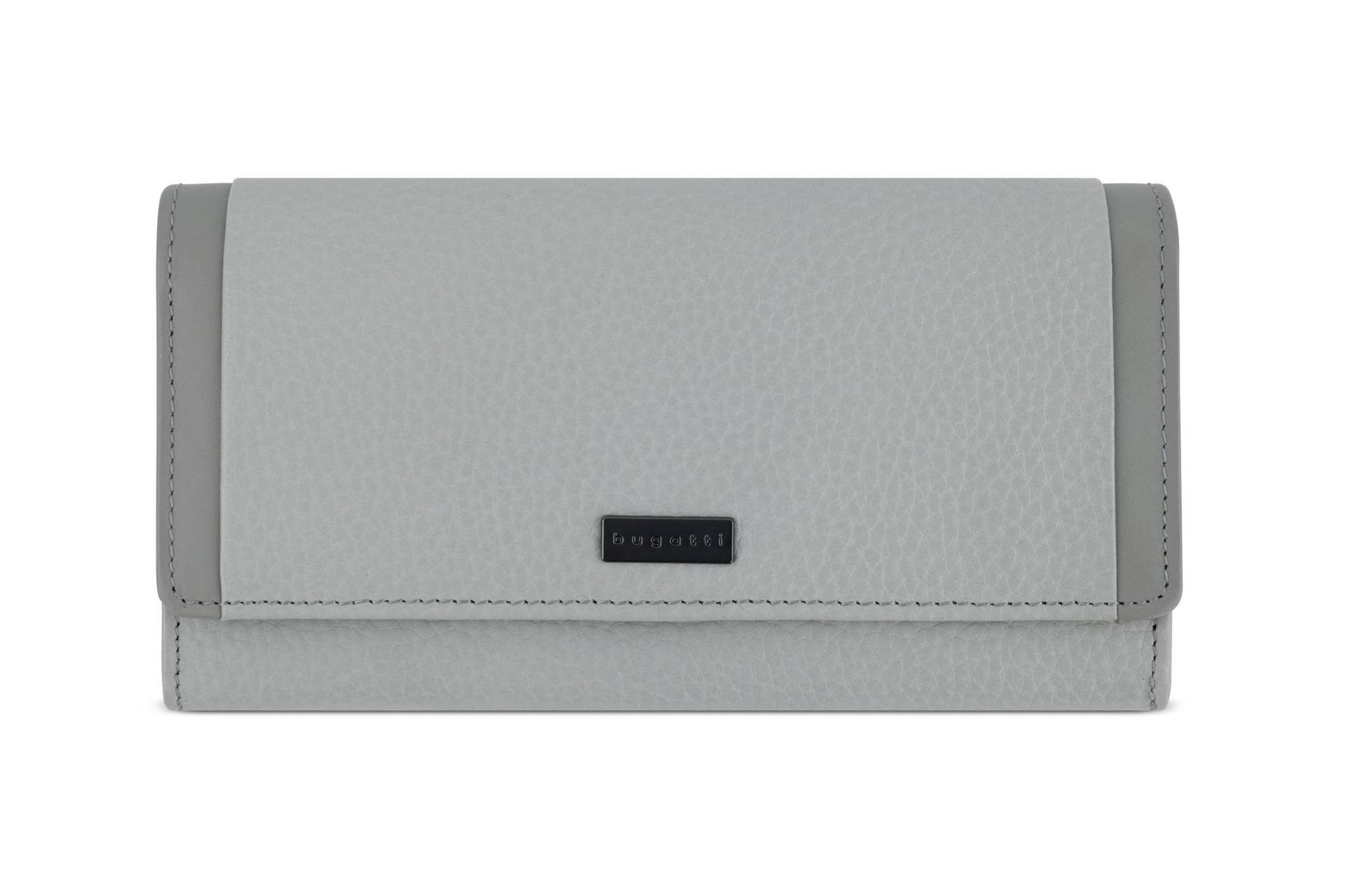 Bugatti - Sina Damenlangbörse mit Überschlag / ladies long wallet with flap hellgrau - Gr. - OS von Bugatti