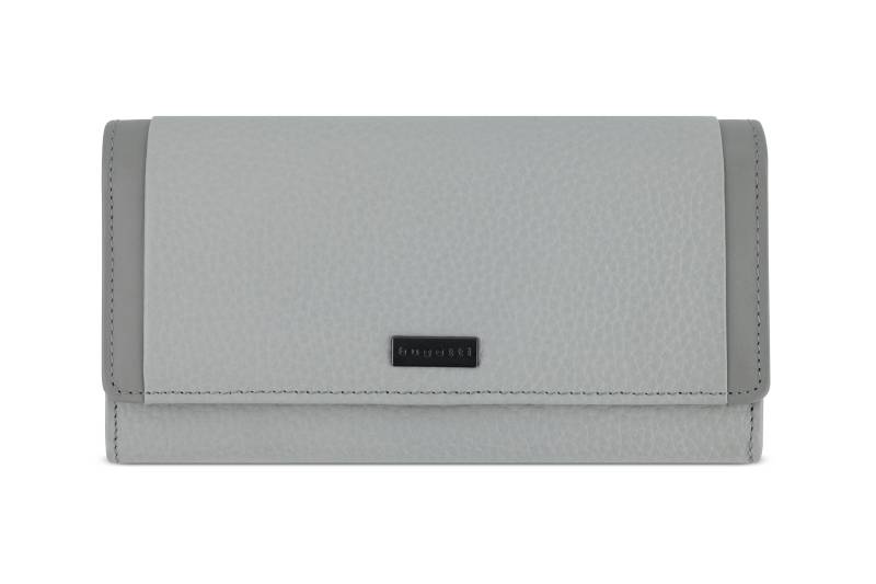 Bugatti - Sina Damenlangbörse mit Überschlag / ladies long wallet with flap hellgrau - Gr. - OS von Bugatti