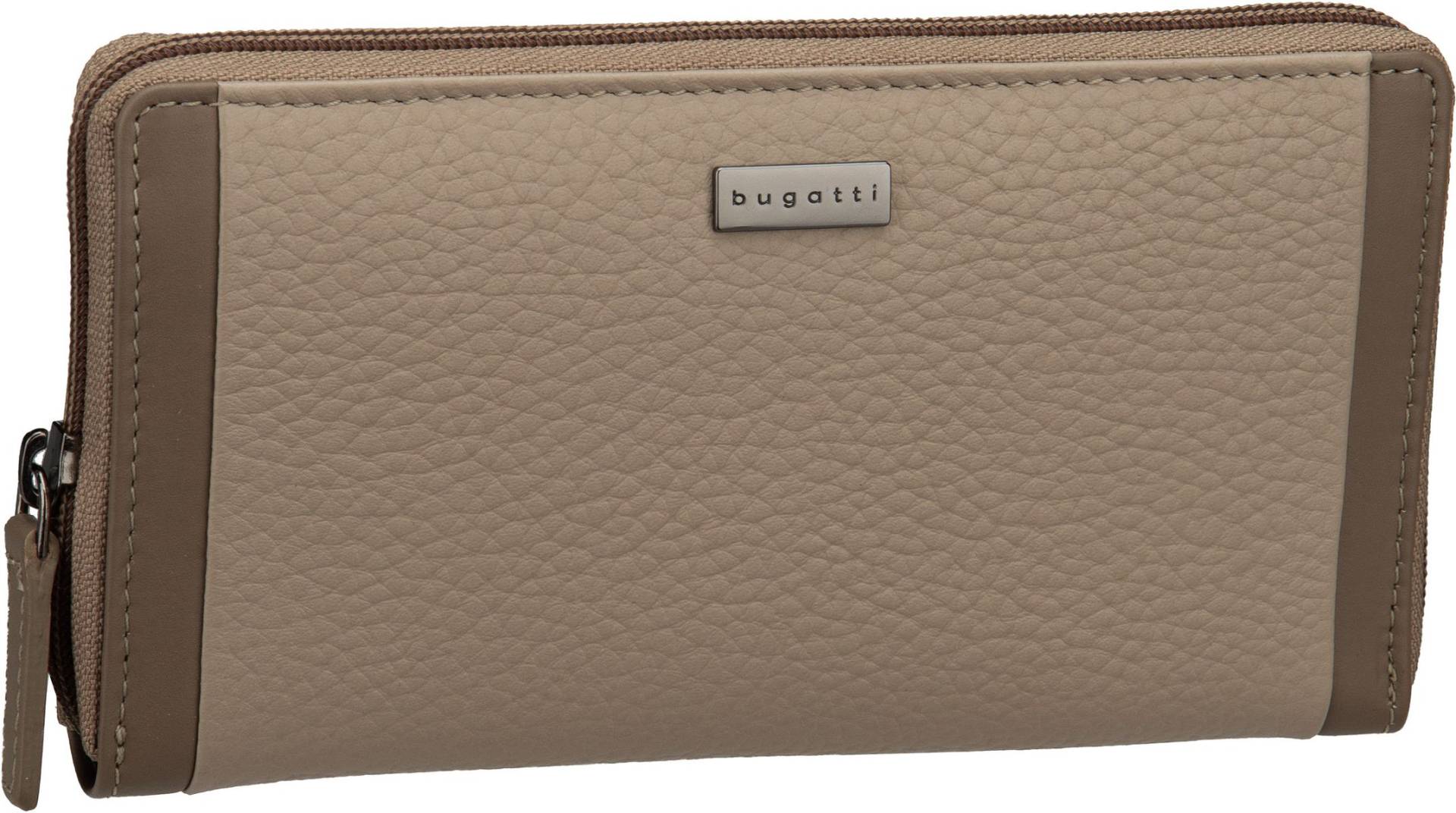 Bugatti Sina Ladies Long Zip Wallet  in Beige (0.5 Liter), Geldbörse von Bugatti