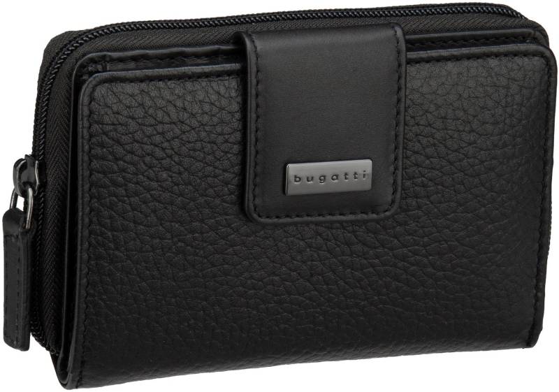 Bugatti Sina Ladies Zip Wallet II  in Schwarz (0.4 Liter), Geldbörse von Bugatti