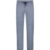 Bugatti Stretch-Chino mit Tunnelzug und Glencheck-Muster von Bugatti
