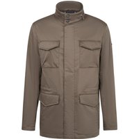 Bugatti Teilgefüttertes Fieldjacket in Stretch-Qualität mit Label-Aufnäher von Bugatti