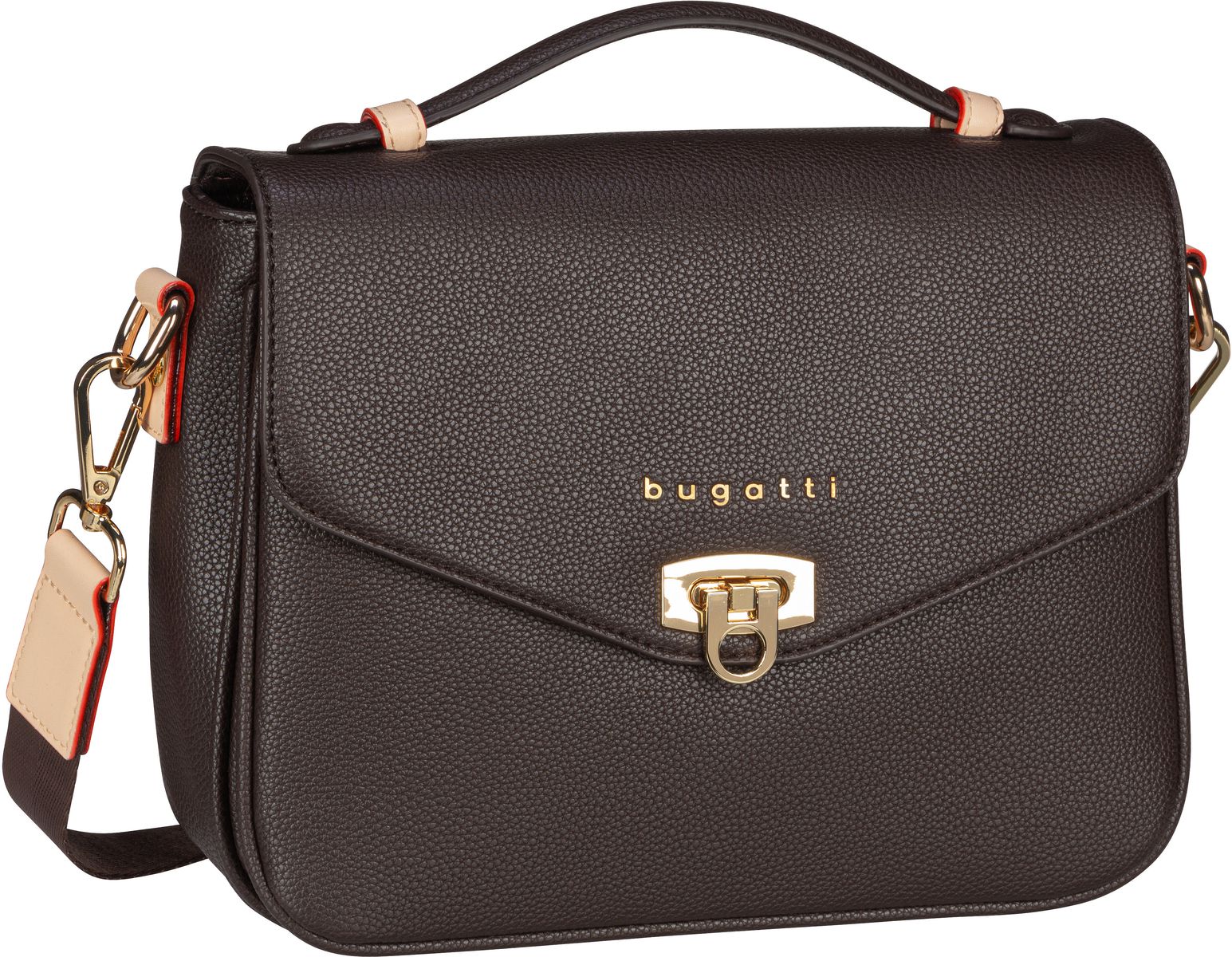 Bugatti Ella Classic Bag  in Braun (5.5 Liter), Umhängetasche von Bugatti