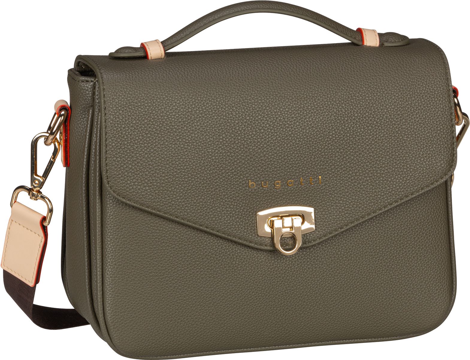 Bugatti Ella Classic Bag  in Oliv (5.5 Liter), Umhängetasche von Bugatti