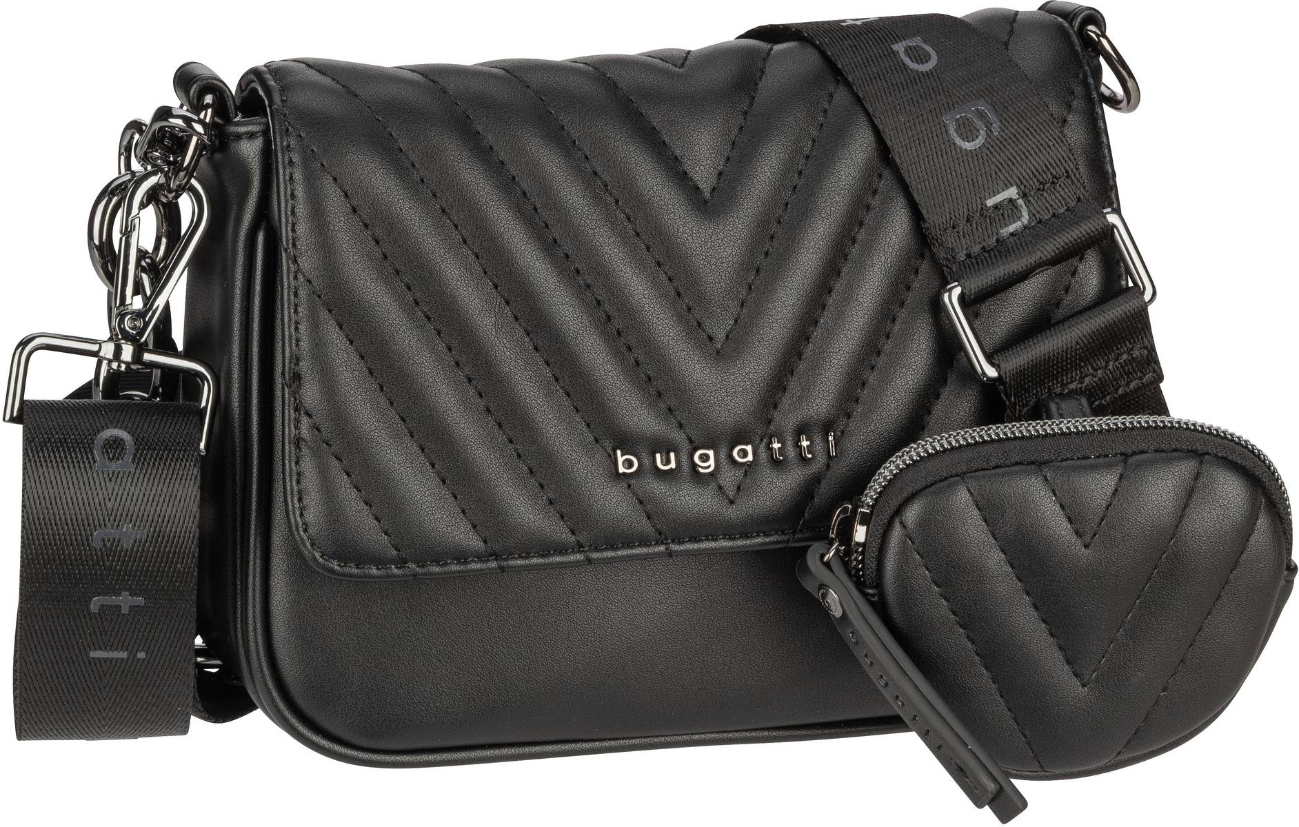 Bugatti Sira Crossover Bag  in Schwarz (1.8 Liter), Umhängetasche von Bugatti