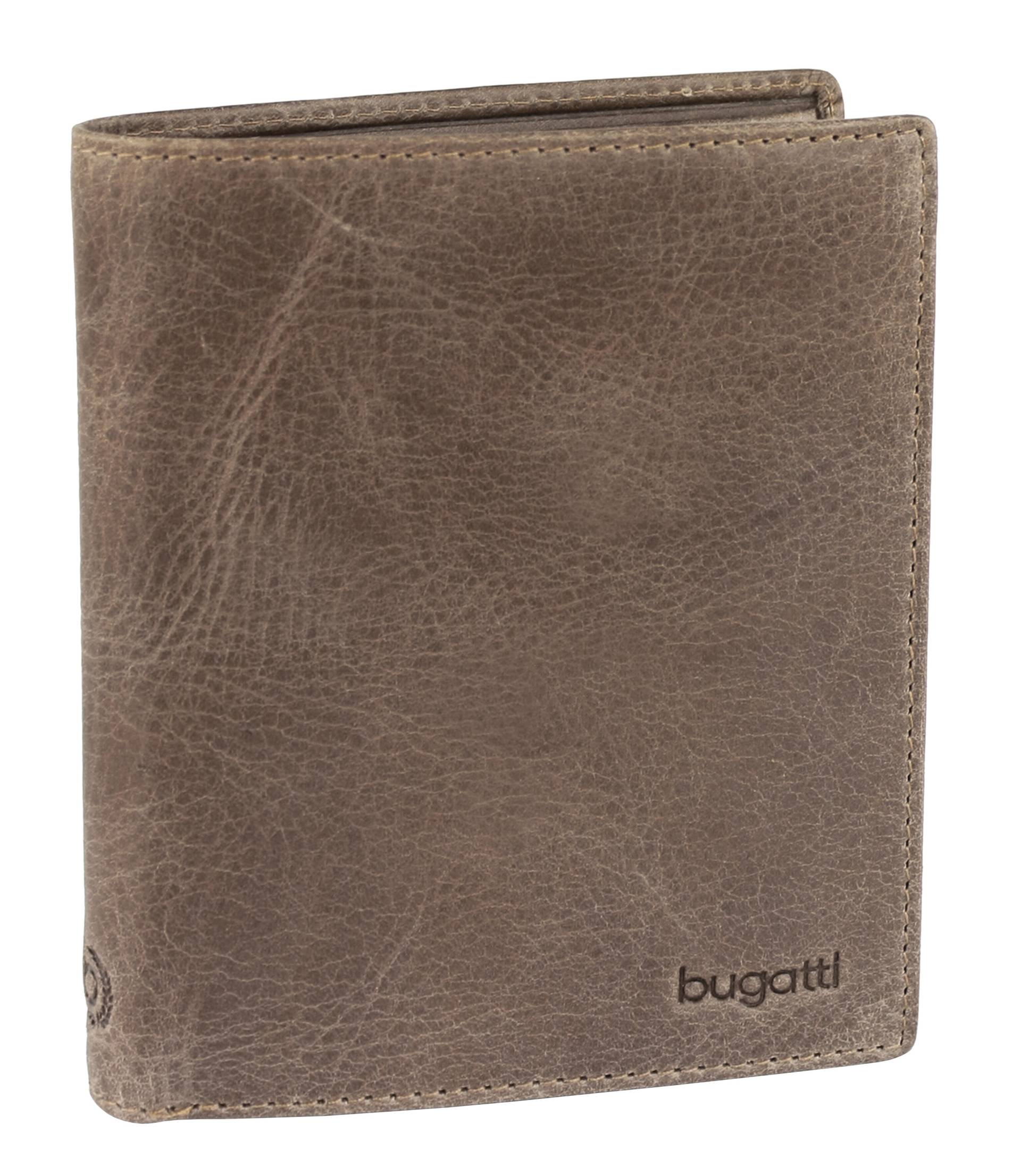 Bugatti - Volo Kombibörse, Hochformat/coin wallet combi style (10 CC) braun - Gr. - OS von Bugatti
